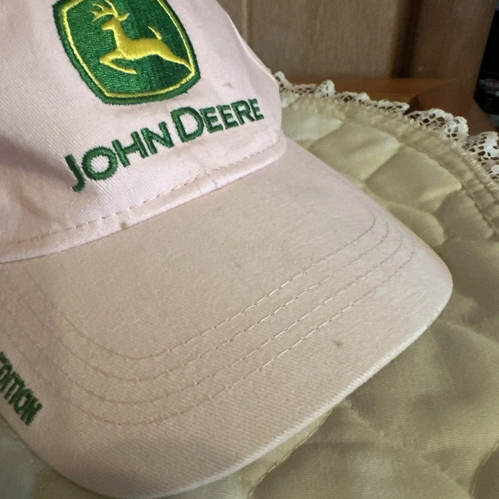 Pink Official Cotton John Deere Ball cap Owner's Edition Adjustable